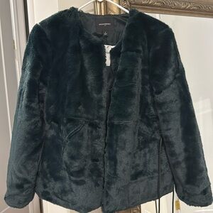 NWT faux fur coat